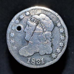 1831 Capped Bust Half Dime