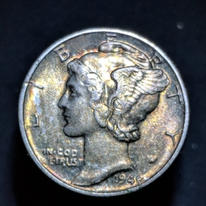 1940 Mercury Dime
