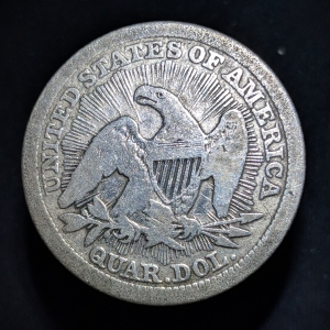 43. Seated Liberty Quarter W/ Arrows