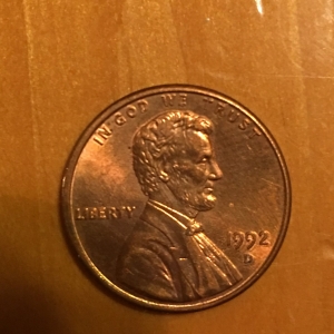 1992 D Penny