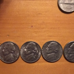 ‘71, ‘70, ‘69, ‘68, ‘64 Nickels.