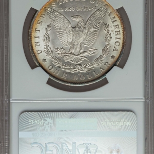 1885 O MS65 star reverse
