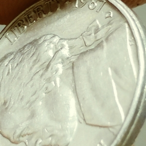 1987 D nickel