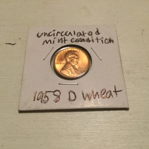 Nice ‘58 certified mint condition wheatie