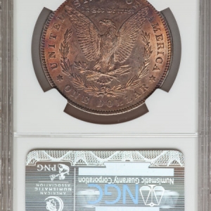 1878 7 over 8 MS62 reverse