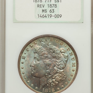 1878 7TF MS63