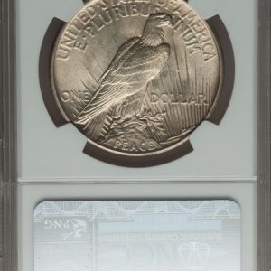 1921 MS64 reverse