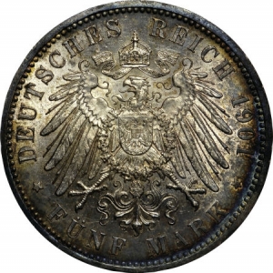 1901 MS62 reverse