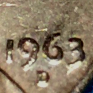 1963-D Doubled Die
