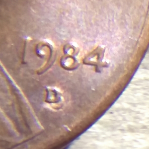 1984 mint error