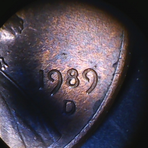 Tilted forward Denver Mintmark.