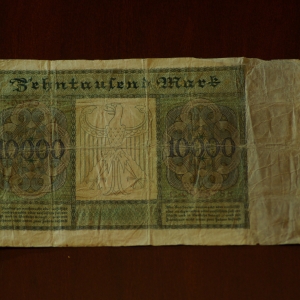 Germany 10,000 Mark Reichsbanknote