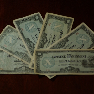 Japanese Govt 10 Pesos (6) OBV