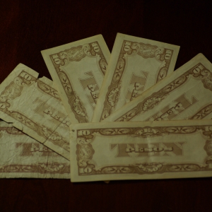 Japanese Govt 10 Pesos (6) REV