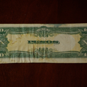 Japanese Govt 10 Pesos.. REV