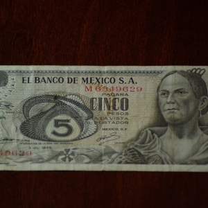 Mexico 5 Pesos OBV
