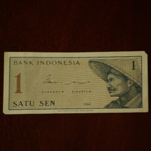 Bank of Indonesia Satu Sen OBV