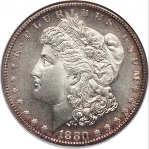 1880 S MS65 Star