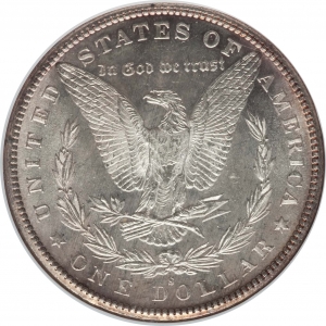 1880 S MS65 Star reverse