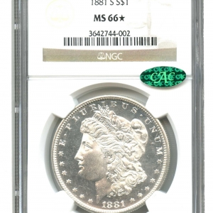 1881 MS66 star