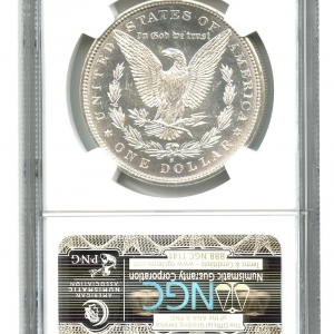 1881 MS66 star reverse