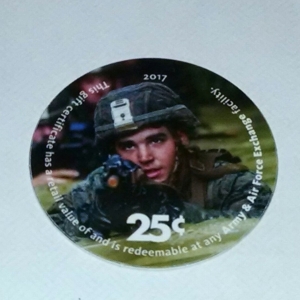 2017 AAFES POGS  25c