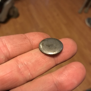 Back side of dime