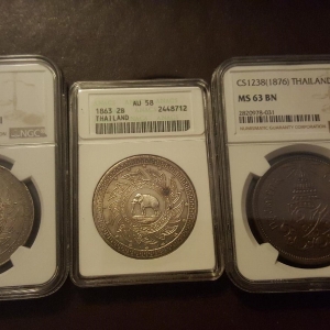 One year type Thai Coins