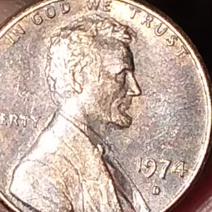 1974 d penny