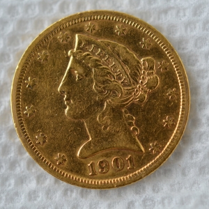 US 5 Dollar 1901
