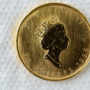Canada Gold Maple Leaf 1998
