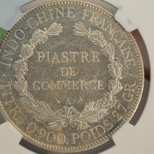 French IndoChina Piastre 1907
