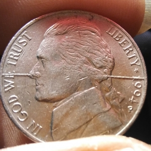 94p spike thru the head nickel