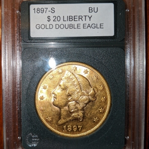 1897-S $20 Double Eagle Front
