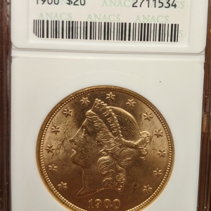 1897-S $20 Double Eagle Front