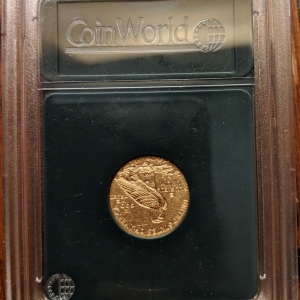 1915 $2.50 Indian Quarter Eagle Back