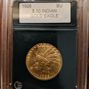 1926 $10 Indian Gold Eagle Front
