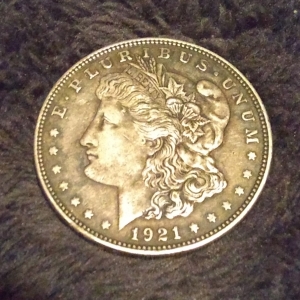1921 Morgan Silver Dollar