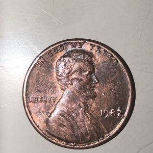1982 penny errors