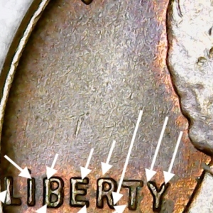1958 D DDO/DDR ERROR COIN