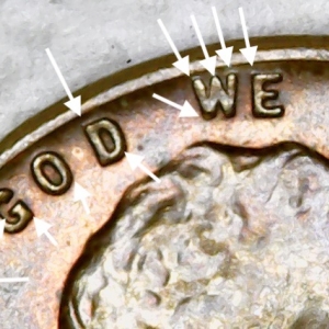 1958 D DDO/DDR ERROR COIN