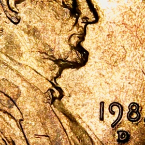 1982 D zinc small date penny