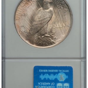 1922 MS66 reverse
