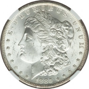 1885-O MS64 star