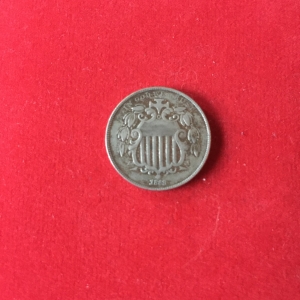 1868 FIVE CENTS