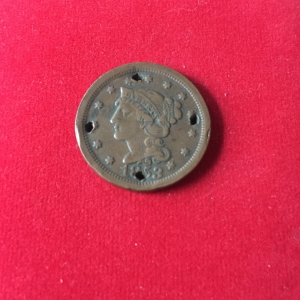 1853 LARGE ONE CENT