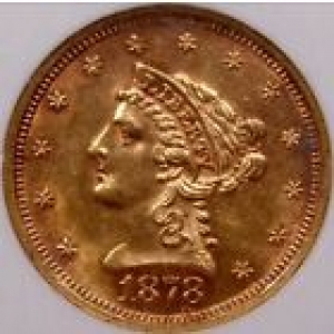 1878 S $2.5 Quarter Eagle