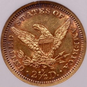 1878 S $2.5 Quarter Eagle reverse
