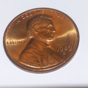 1989 D penny