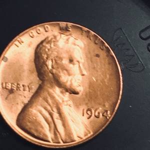 1964 obverse RD VF